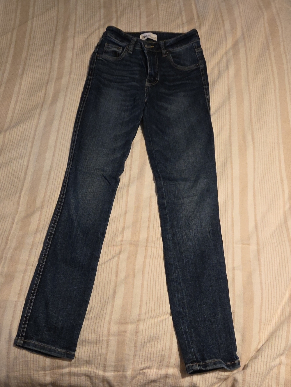Zara Women's Dark Indigo Skinny Jeans